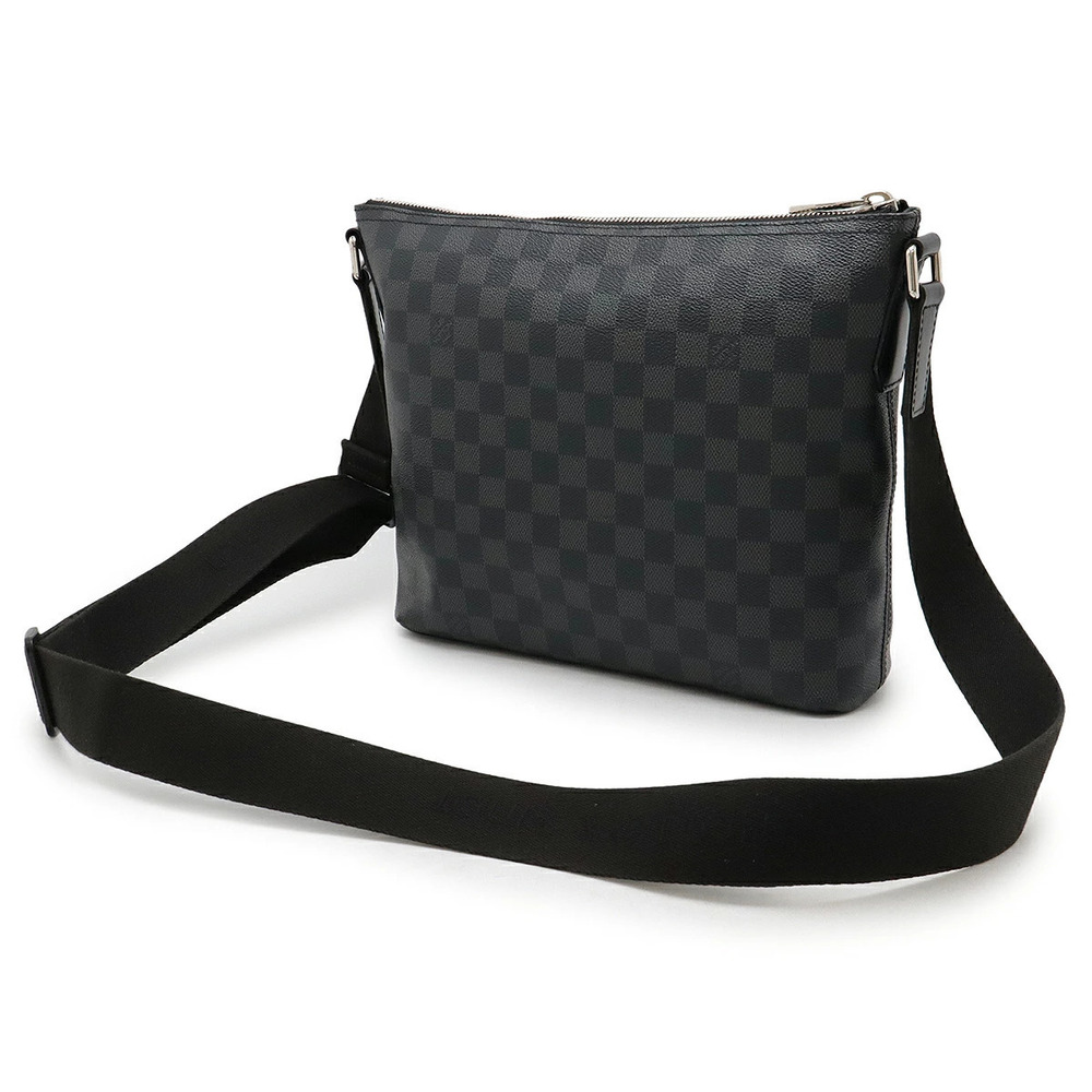 Louis Vuitton Mick Damier Graphite Crossbody Black Messenger Black